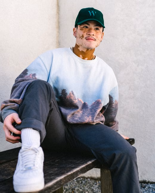 Cropped Bege Estampado